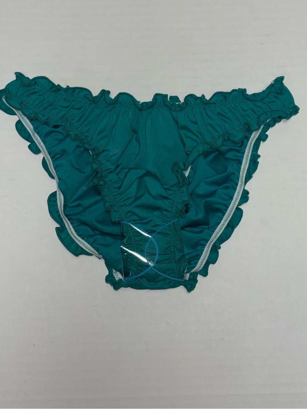 ASOS Ruffle Bikini Bottoms - Emerald Green